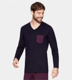 Eden Park Pyjama Long Pour Homme Bordeaux -Lingerie Sipp Boutique pyj v ml bdj95 bordeaux rouge 2