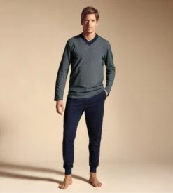 Eden Park Pyjama Thermo Resserré Manches Longues Verdon