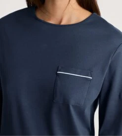 Calida Pyjama Bords élastiques Bleu Imprimé étoiles Sweet Dreams Peacot Blue 2 Calida Pyjama Bords élastiques Bleu Imprimé étoiles Sweet Dreams Peacot Blue -Lingerie Sipp Boutique pyjama bords resseres bleu coton peacoat blue 2