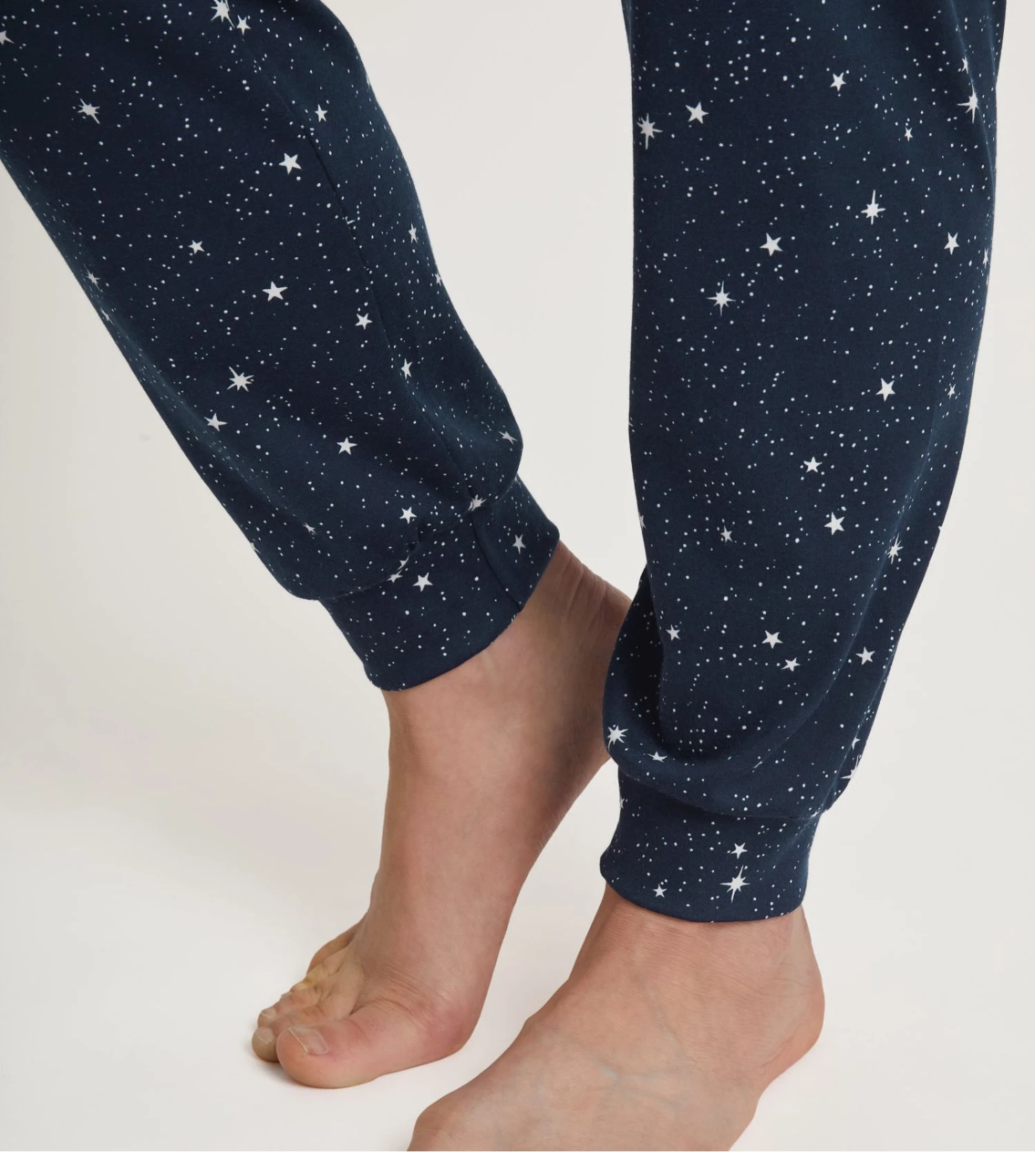 Pyjama bords élastiques bleu imprimé étoiles Sweet Dreams Peacot Blue Calida Pyjama Bords élastiques Bleu Imprimé étoiles Sweet Dreams Peacot Blue -Lingerie Sipp Boutique pyjama bords resseres bleu coton peacoat blue 3