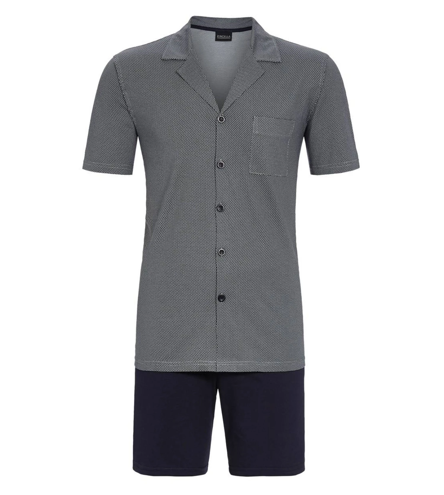 Pyjama court boutonné pour homme Quartz Pyjama Court Boutonné Pour Homme Quartz -Lingerie Sipp Boutique pyjama court boutonne pour homme 138 quartz 1