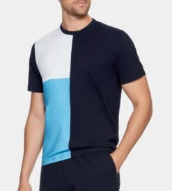 Eden Park Pyjama Court Col Rond Tricolore Bonny -Lingerie Sipp Boutique pyjama court col rond tricolore bl025 bonny 2