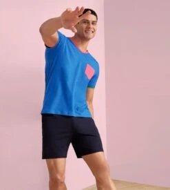 Eden Park Pyjama Court Col V Pour Homme Victoria -Lingerie Sipp Boutique pyjama court col v pour homme bl029 victoria 4