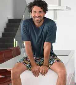 Pyjama Court Pour Homme Dark Petrol -Lingerie Sipp Boutique pyjama court pour homme 244 dark petrol 2