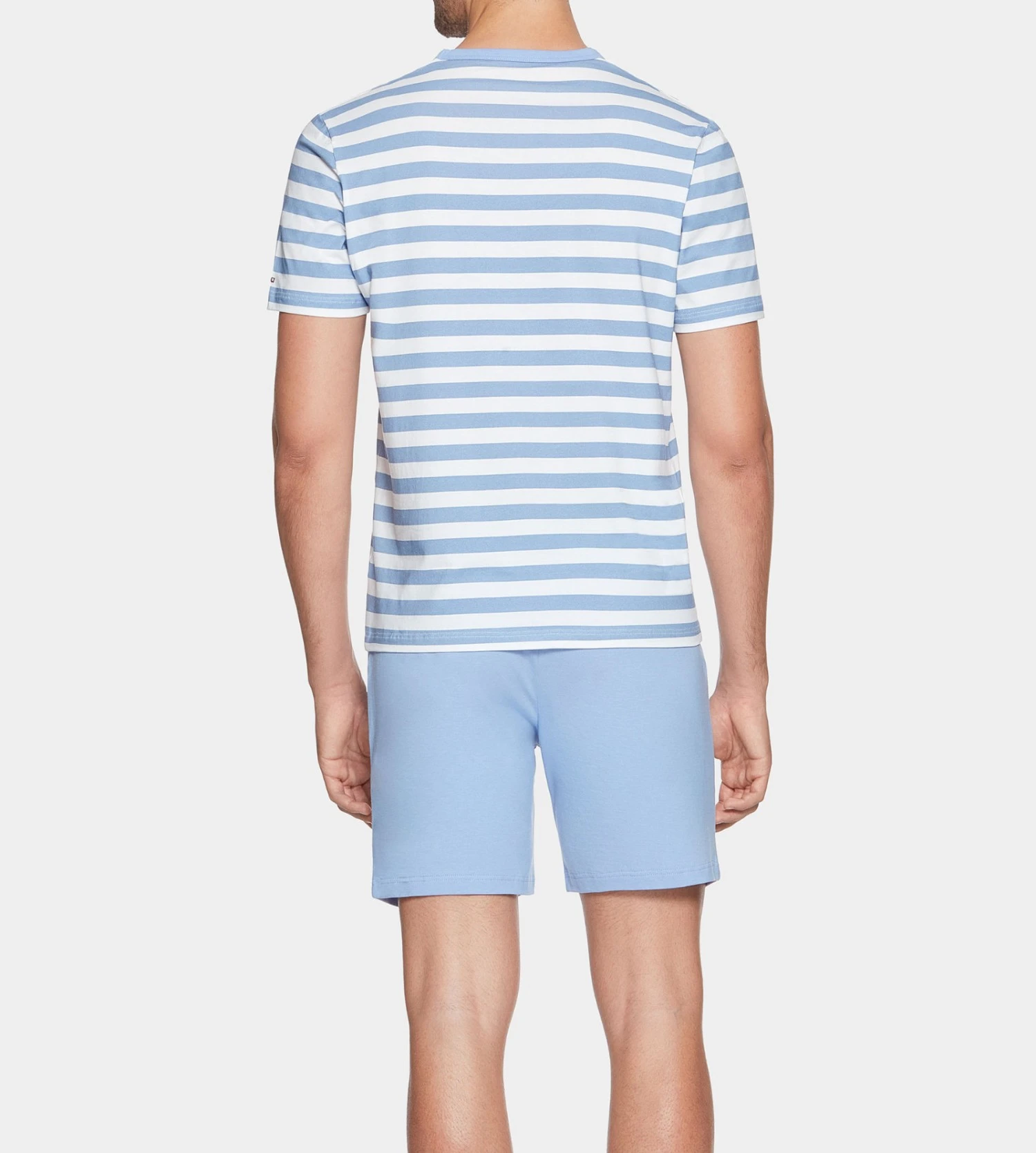 Pyjama d'été rayé haut de gamme Lustre/ Blc Eden Park Pyjama D'été Rayé Haut De Gamme Lustre/ Blc -Lingerie Sipp Boutique pyjama d ete raye haut de gamme bl027 lustre blc 1