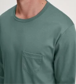 Calida Pyjama Vert Sauge Pour Homme En Coton Relax Comfy Dark Glen 4 Calida Pyjama Vert Sauge Pour Homme En Coton Relax Comfy Dark Glen -Lingerie Sipp Boutique pyjama droit dark glen 4