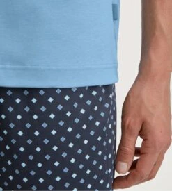 Calida Pyjama Col V En Coton Doux Pour Homme Relax Streamline Glacier Lake -Lingerie Sipp Boutique pyjama homme col v glacier lake 2