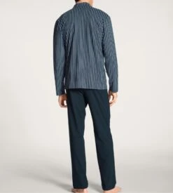 Calida Pyjama Homme élégant Relax Imprint Dark Sapphire -Lingerie Sipp Boutique pyjama homme elegant relax imprint 479 dark sapphire 2