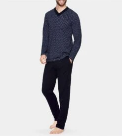 Pyjama à Motif Pour Homme Marine EDEN PARK -Lingerie Sipp Boutique pyjama homme interlock nb039 marine eden park 5