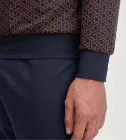 Calida Pyjama Homme à Bords élastique Et Col Tunisien Relax Choice Dark Sapphire -Lingerie Sipp Boutique pyjama long homme coton dark sapphire 5