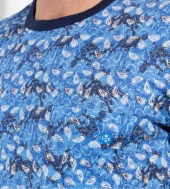 Hom Pyjama Long Vibe Imprimé Bleu -Lingerie Sipp Boutique pyjama long homme vibe imprime bleu 5