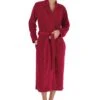 Kimono En Pilou Femme Bordeaux