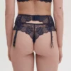 Simone Perele Porte-jarretelles En Dentelle Rêve Bleu Cosmique