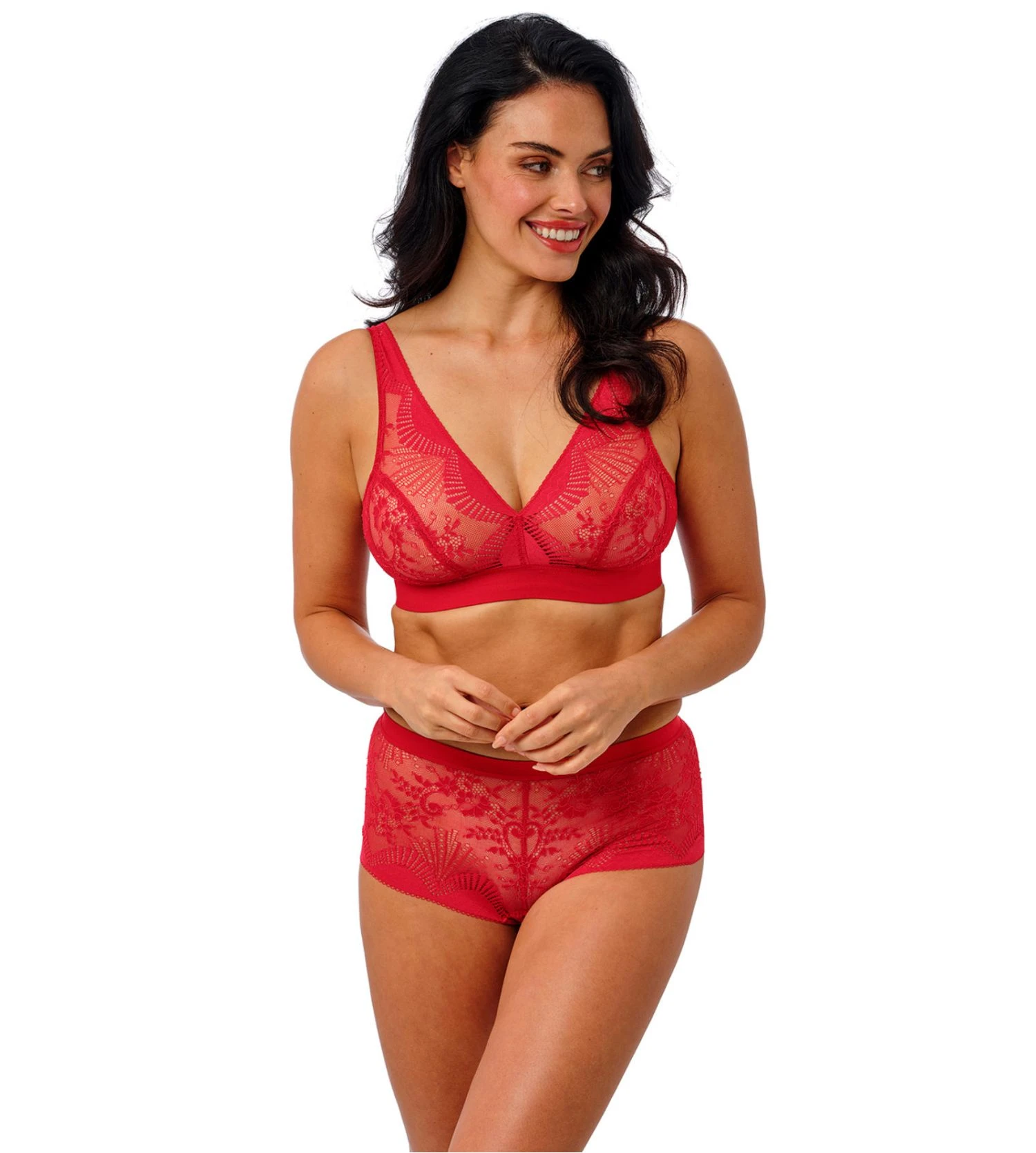 Soutien gorge triangle sans armatures rouge en dentelle Sensu Lace Salsa Wacoal Soutien Gorge Triangle Sans Armatures Rouge En Dentelle Sensu Lace Salsa -Lingerie Sipp Boutique sensu lace soutien gorge sans armatures salsa salsa 3