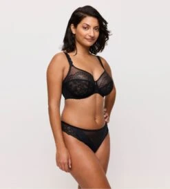 PRIMA DONNA String Semi Transparent Dentelle Shimla Noir -Lingerie Sipp Boutique shimla string noir 3