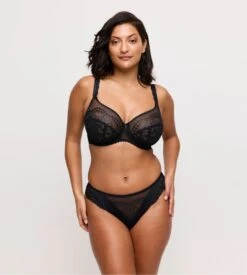 PRIMA DONNA String Semi Transparent Dentelle Shimla Noir -Lingerie Sipp Boutique shimla string noir 6