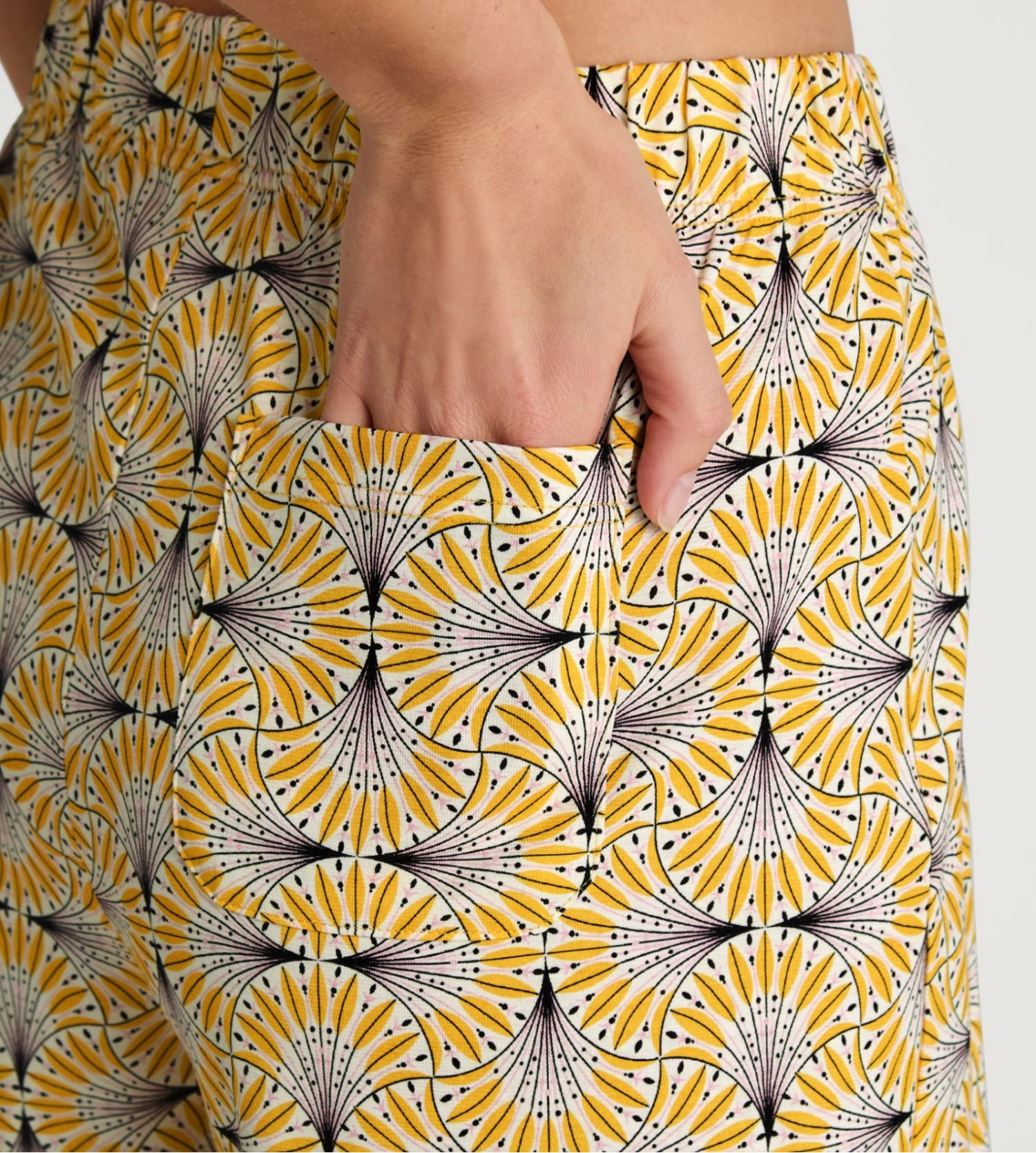 Short d'intérieur Jaune Favourites Sun Ray Flower Yellow Calida Short D'intérieur Jaune Favourites Sun Ray Flower Yellow -Lingerie Sipp Boutique short d imp 024 ray flower yellow 5