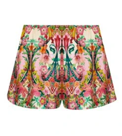 Short En Soie Imprimé Floral Libertine En Fleurs Libre Eclosion -Lingerie Sipp Boutique short imprime en soie libertine en fleurs libre eclosion 1