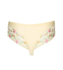 PRIMA DONNA Shorty String Brodé Sedaine French Vanilla -Lingerie Sipp Boutique shorty string brode sedaine french vanilla 3