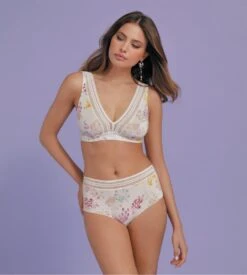 Shorty Taille Haute Souffle Fleuri Souffle Pastel -Lingerie Sipp Boutique shorty taille haute antigel souffle fleuri 5