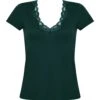 T Shirt Manches Courtes Simply Perfect Vert Anglais
