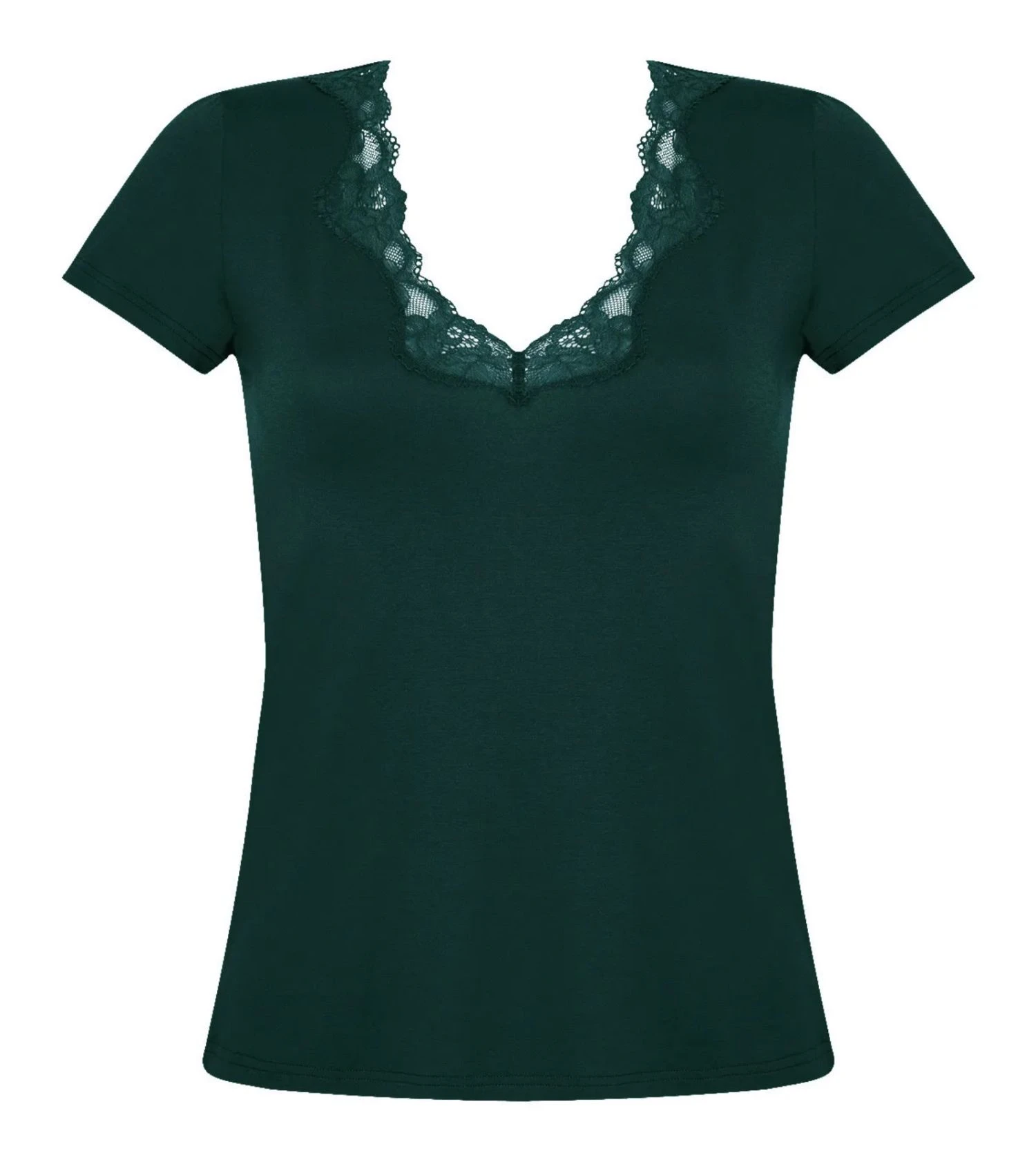 T shirt manches courtes Simply Perfect Vert Anglais T Shirt Manches Courtes Simply Perfect Vert Anglais -Lingerie Sipp Boutique simply perfect top bien etre 4163 vert anglais
