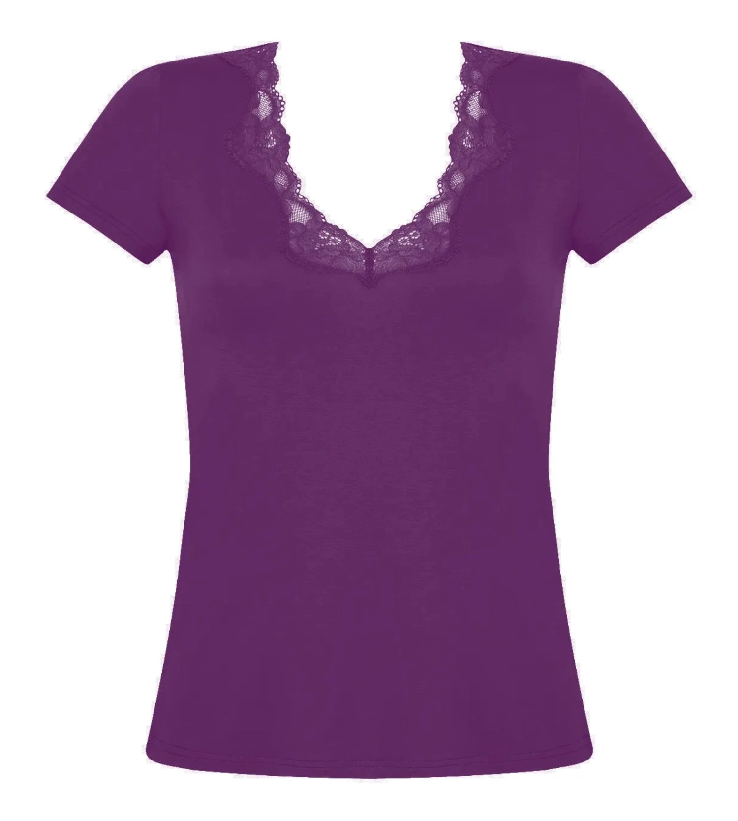 Top manches courtes Simply Perfect Prune Magic Top Manches Courtes Simply Perfect Prune Magic -Lingerie Sipp Boutique simply perfect top bien etre 6147 prune magic
