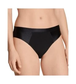 Calida Slip Avec Bords En Satin Cate NOIR