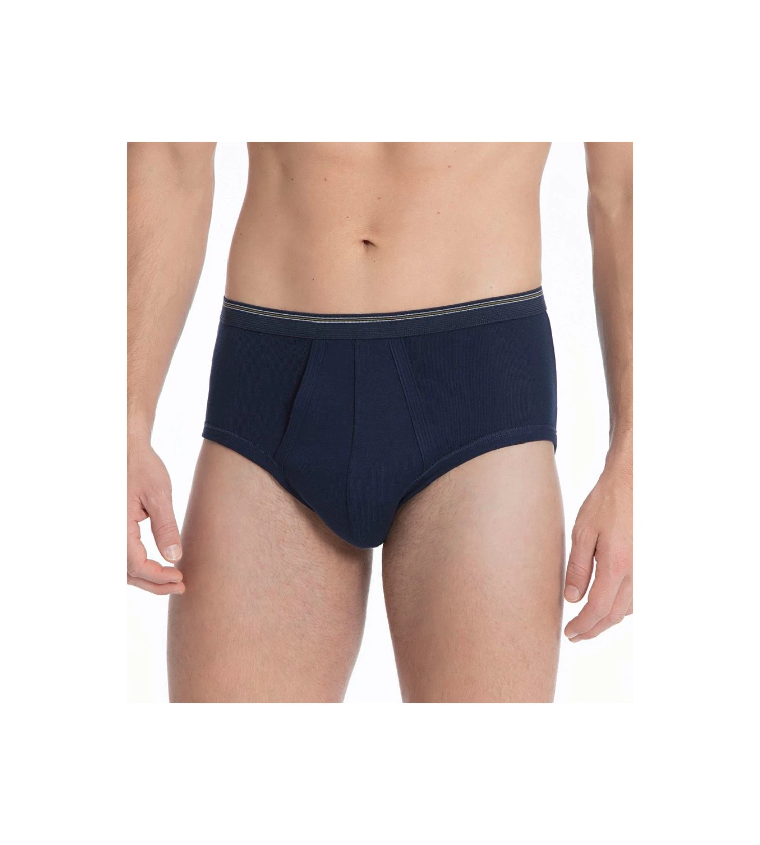 Slip avec ouverture Twisted Cotton MARINE 883 Calida Slip Avec Ouverture Twisted Cotton MARINE 883 -Lingerie Sipp Boutique slip avec ouverture twisted cotton marine 883