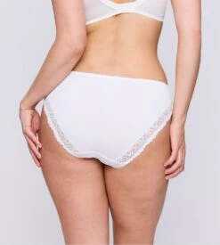 PRIMA DONNA Slip Brésilien Salerno Blanc -Lingerie Sipp Boutique slip bresilien blanc salerno 2