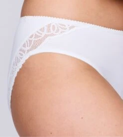 PRIMA DONNA Slip Brésilien Salerno Blanc -Lingerie Sipp Boutique slip bresilien blanc salerno 3