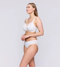 PRIMA DONNA Slip Brésilien Salerno Blanc -Lingerie Sipp Boutique slip bresilien blanc salerno 5