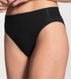 Calida Slip Brésilien En Coton ELASTIC NOIR -Lingerie Sipp Boutique slip bresilien en coton elastic noir 992 3