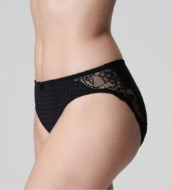 PRIMA DONNA Slip Brésilien Madison NOIR -Lingerie Sipp Boutique slip bresilien madison noir 2
