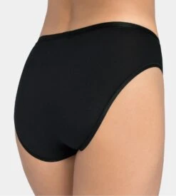 Slip échancré Sloggi Romance NOIR -Lingerie Sipp Boutique slip echancre sloggi romance 04 noir 2