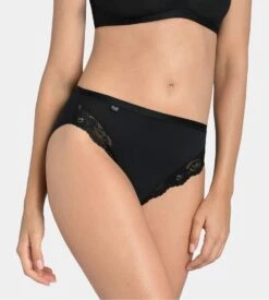 Slip échancré Sloggi Romance NOIR