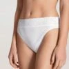Calida Slip En Coton Classic Lycraspitze BLANC