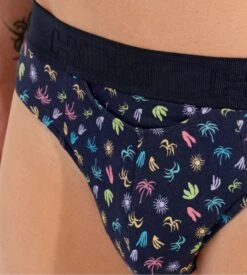 Hom Slip Mini Imprimé California HO1 Bleu -Lingerie Sipp Boutique slip ho1 california bleu 2