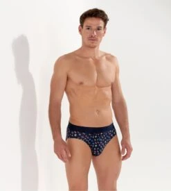 Hom Slip Mini Imprimé California HO1 Bleu -Lingerie Sipp Boutique slip ho1 california bleu 5