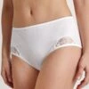 Calida Slip Maxi En Dentelle Cotton Desire Blanc