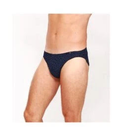 Hom Slip Microfibre Motif Cravate Max MARINE OORA