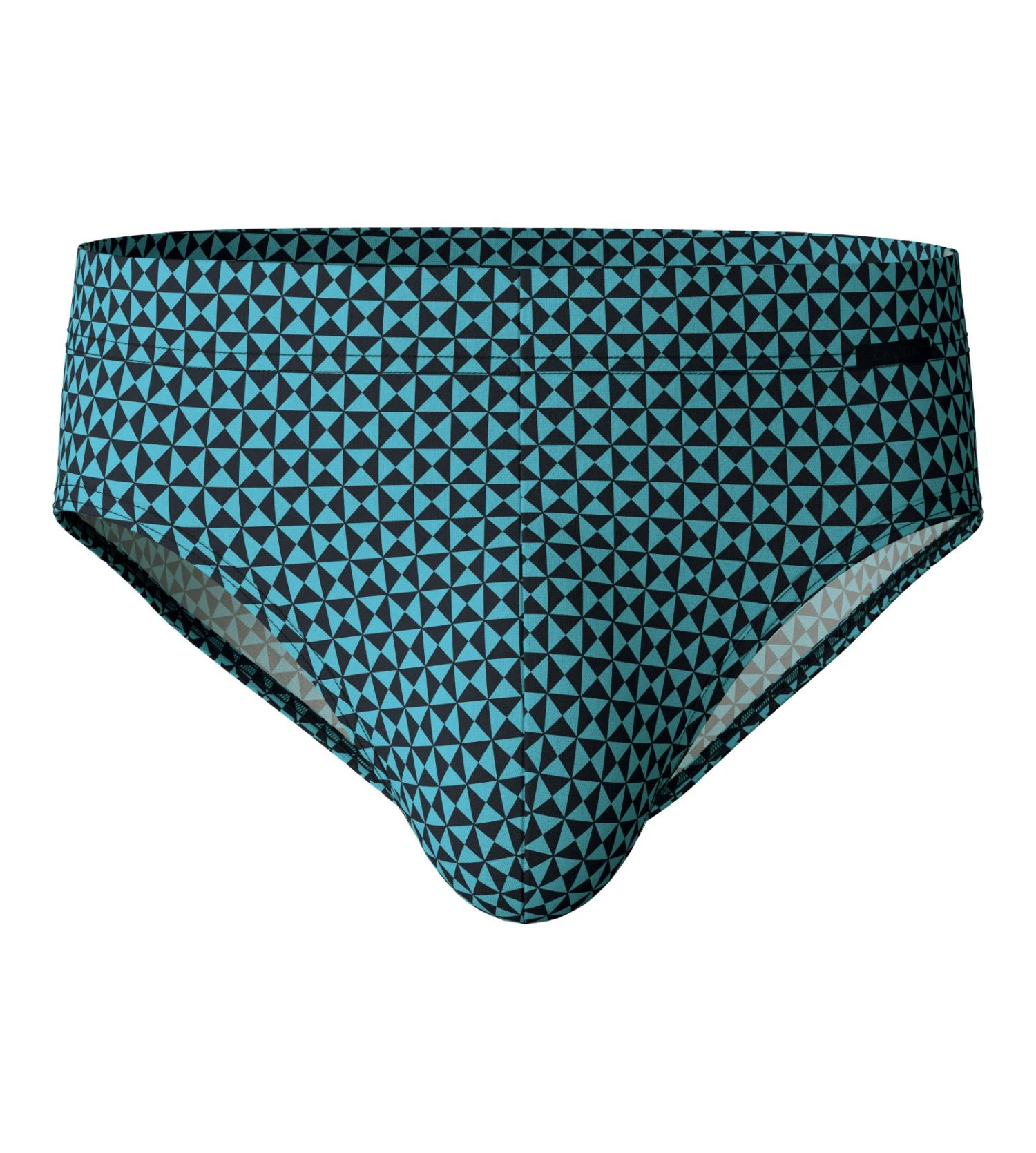 Slip midi homme Graphic Cotton Bright Blue Calida Slip Midi Homme Graphic Cotton Bright Blue -Lingerie Sipp Boutique slip midi homme 554 bright blue 1