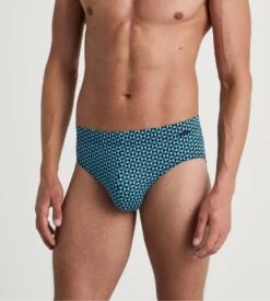 Calida Slip Midi Homme Graphic Cotton Bright Blue