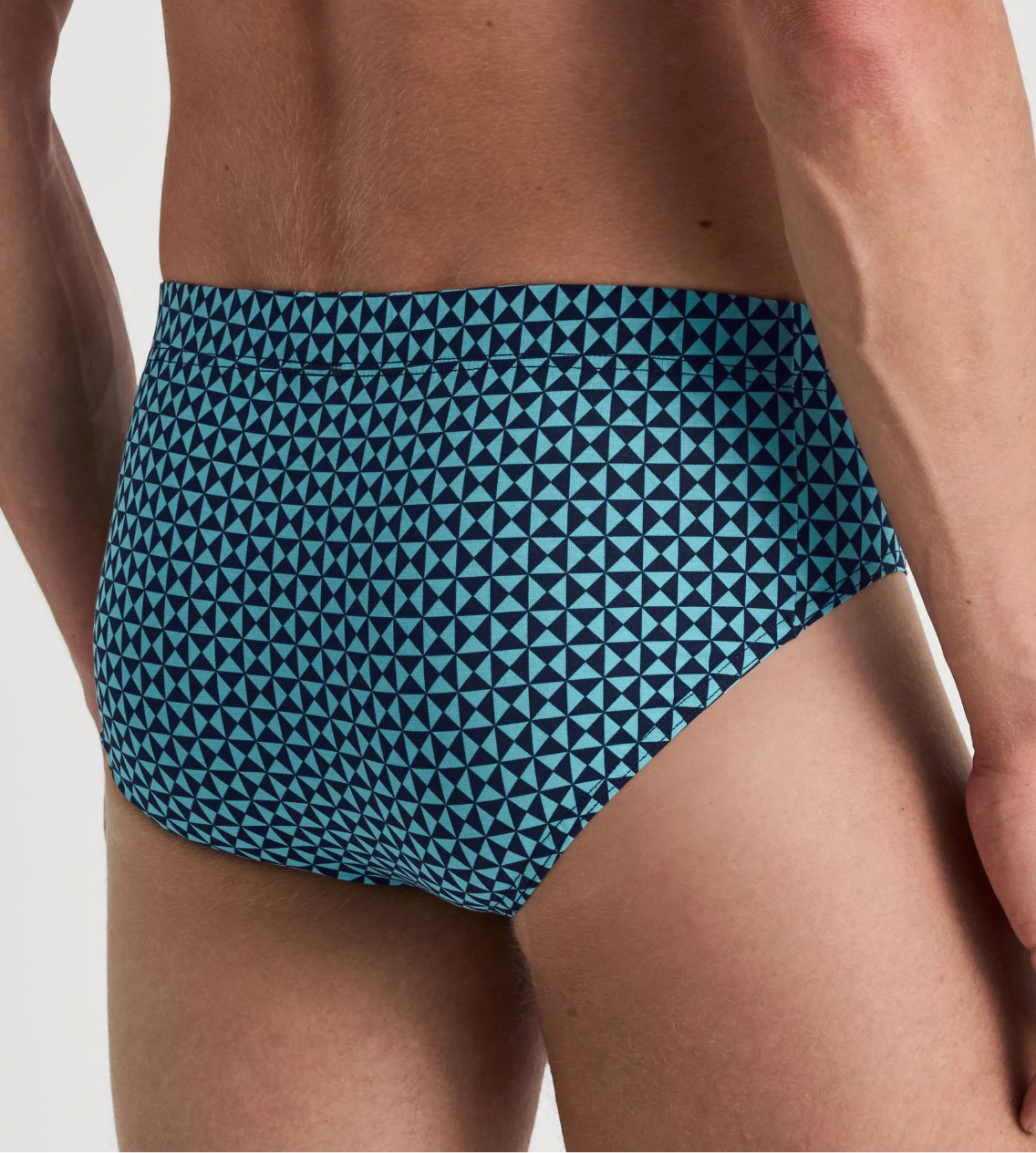 Slip midi homme Graphic Cotton Bright Blue Calida Slip Midi Homme Graphic Cotton Bright Blue -Lingerie Sipp Boutique slip midi homme 554 bright blue 3