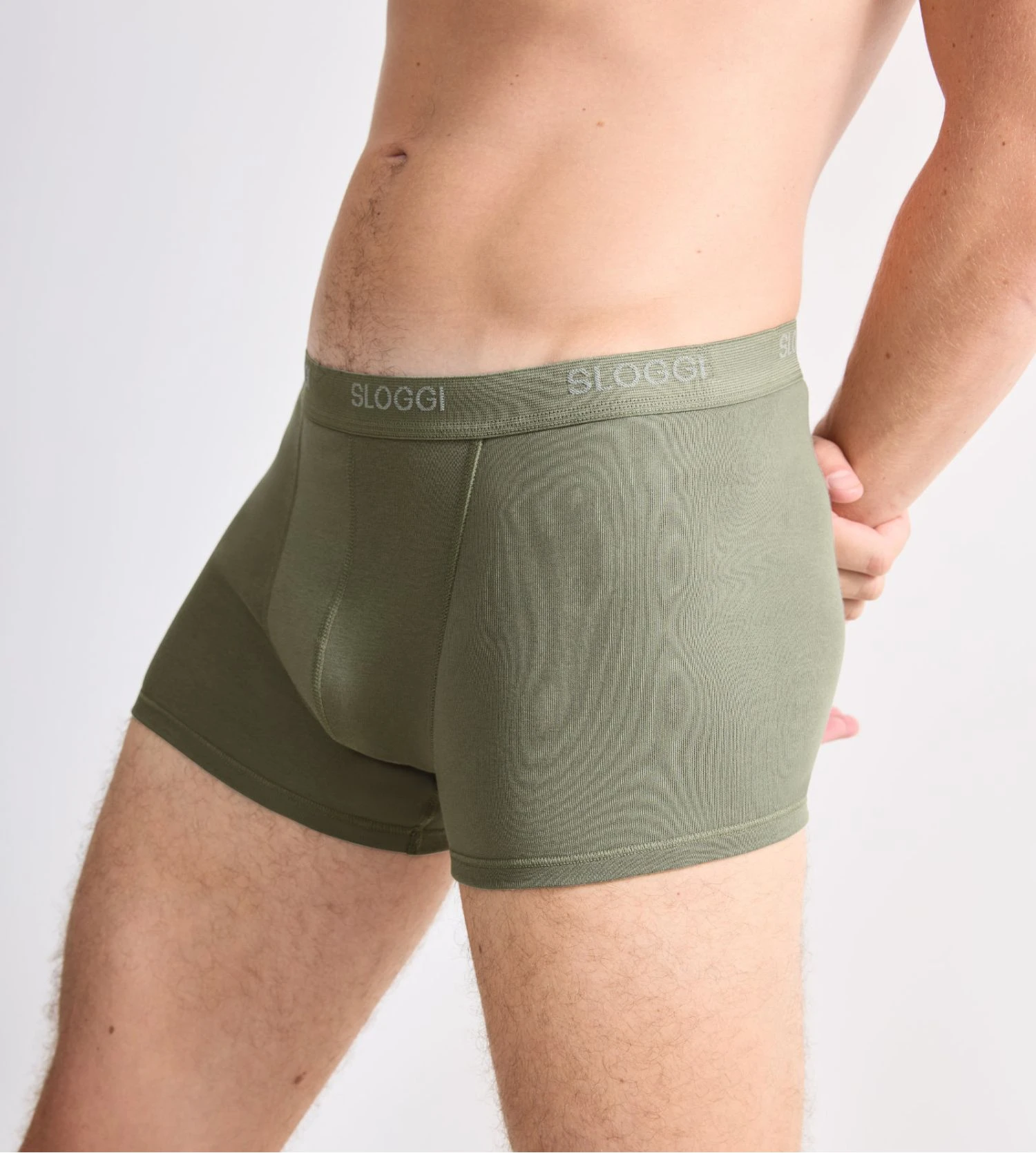 Slip Sloggi Men Basic Short Vert Slip Sloggi Men Basic Short Vert -Lingerie Sipp Boutique sloggi fm short 00iq moss green old 5