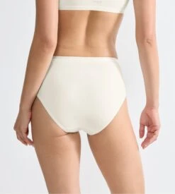 Sloggi Lot De 3 Slips Midi Go Daily Cotton Silk White -Lingerie Sipp Boutique sloggi go daily cotton midi 3p 00gz silk white 5