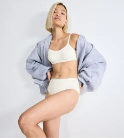 Sloggi Lot De 3 Slips Midi Go Daily Cotton Silk White -Lingerie Sipp Boutique sloggi go daily cotton midi 3p 00gz silk white 6