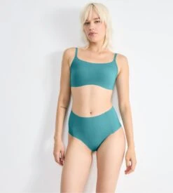 Sloggi Culotte Haute Zero Feel 2.0 Quiet Turquoise 5 Sloggi Culotte Haute Zero Feel 2.0 Quiet Turquoise -Lingerie Sipp Boutique sloggi zero feel 20 slip haut 1597 quiet turquoise 5