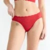 Sloggi Culotte Rouge En Dentelle Extensible Zero Feel Bliss Shangai Red