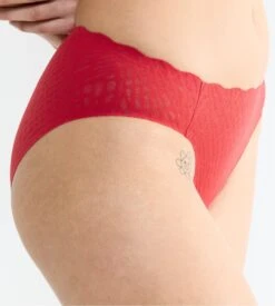Sloggi Culotte Rouge En Dentelle Extensible Zero Feel Bliss Shangai Red -Lingerie Sipp Boutique sloggi zero feel bliss festive shangai red 3